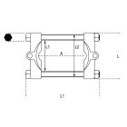 1534/1 Szétválasztó, galvanizált