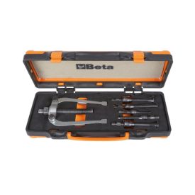   1545/C5M Belső csapágylehúzó készlet 1542/1 ellentartó 5 darab 1544 típusú belső lehúzóval, fémdobozban