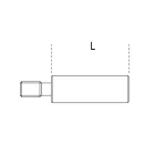 1547PC/2 Toldók, kerek és rövid