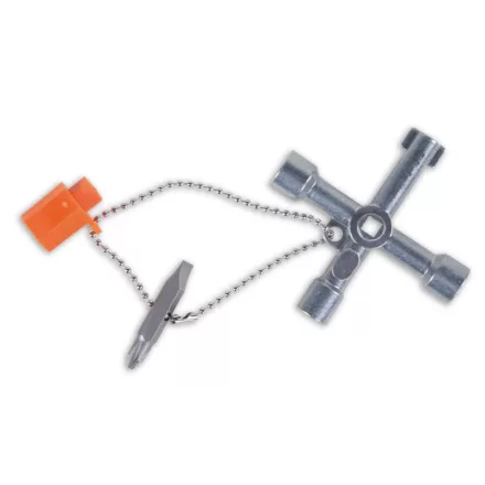 1600Q 8 Négyágú keresztkulcs (kapcsolószekrényekhez)