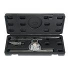 1678/C3 Dőlésszögmérő, rozsdamentes acélból, kemény dobozban