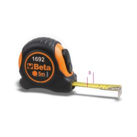   1692/2 Mérőszalag, ütésálló bimateriál ABS-ház, acélszalag, pontossági osztály: II 