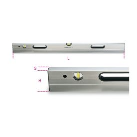   1696S 2500 Szintezőléc alumíniumból 2 törésbiztos libellával