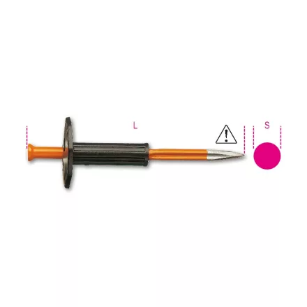 1700N/PM 300 Hegyes véső kézvédővel