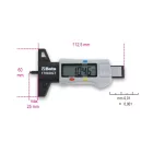 1706DGT Digitális gumiprofil-mélységmérő