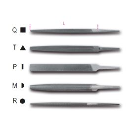 1718D8/Q Szögletes nagyoló reszelő markolat nélkül