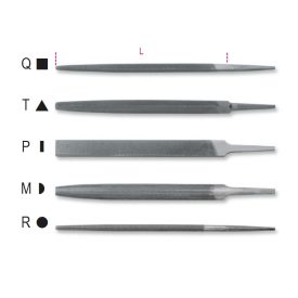 1718D10/Q Szögletes nagyoló reszelő markolat nélkül