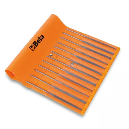 1720/B12 Tűreszelőkészlet (1720/…), 12 darabos, táskában