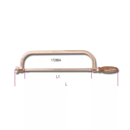 1727BA Fűrész fűrészlappal, szikramentes