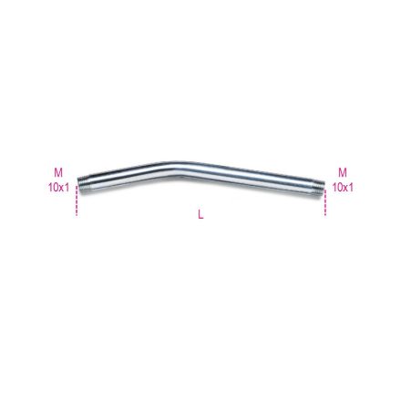 1750RC Merev hajlított zsírzócső