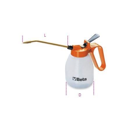 1752 300 Pumpás olajozó műanyag kanna, merev csővel
