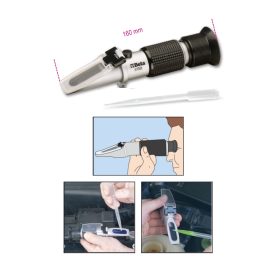   1759 Optikai fagyálló-, akkumulátorsav-, ablakmosó- és AdBlue®-folyadék vizsgáló készülék Erősített tokban szállítva