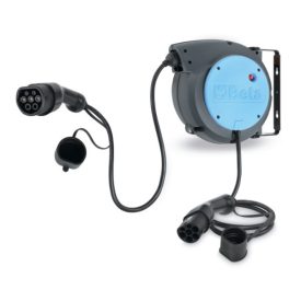   1845EM/3 Automata kábeldob 3Gx2,5 mm2 kábellel és elektromos járművek töltésére szolgáló TYPE 2 csatlakozóval