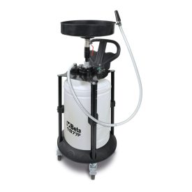 1877P Kocsis fáradtolajgyűjtő polietilén tartállyal