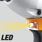 1982/12V Irányváltós ütvecsavarbehajtó, 12V ideális szűk helyeken történő munkavégzéshez, magas nyomaték (80 Nm), egykezes működés