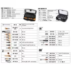 BW 2054E/E-128 Worker 128 darabos szerszámkészlettáskában, általánoskarbantartáshoz