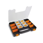 2080/V6 Üres szerszámtáska 6 db kivehető tálcával és állítható válaszfalakkal