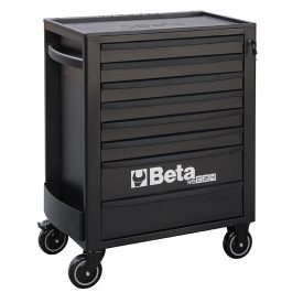 RSC24/8-N 8 fiókos szerszámkocsi, fekete