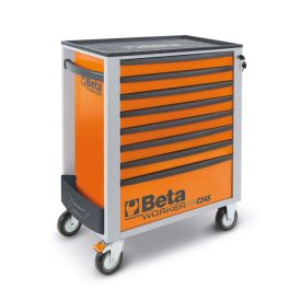   BW 2400S-R8/E-L Worker 8 fiókos szerszámkocsi 398 darabos szerszámkészlettel