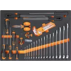 BW C04BOX-A VU Worker 6 fiókos szerszámkocsi 196 darabos szerszámkészlettel