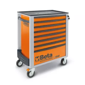   BW 2400S-O8/E-L Worker 8 fiókos szerszámkocsi 398 darabos szerszámkészlettel