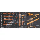 BW 2400S-XLG9/E-XXL Worker 9 fiókos szerszámkocsi 716 darabos szerszámkészlettel