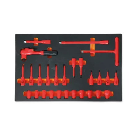 M108 Habszivacs tálca elektrotechnikai karbantartáshoz, szigetelt szerszámokkal, 1 000V
