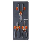 M133 Habszivacs tálca lapos- és csípőfogókkal