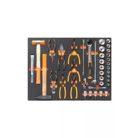 MB39-Habszivacs tálca  szerszámkészlettel