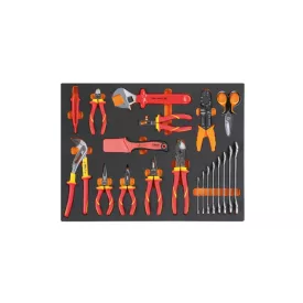   MB64 Habszivacs tálca elektrotechnikai karbantartáshoz, szigetelt szerszámokkal, 1 000V