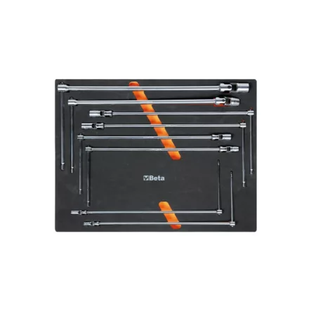 MM63 EVA habszivacs tálca csuklós T-kulcsokkal