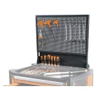 3700/PF Perforált panel konzollal a C37 fiókos szerszám kocsihoz