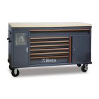 C45PRO MWS/W 7 fiókos szerszámkocsi beépített hulladéktartóval