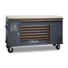 C45PRO MWS/W 7 fiókos szerszámkocsi beépített hulladéktartóval