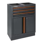 C45PRO M3A 3 fiókos, 2 ajtós rögzített modul a C45PRO műhelyberendezés összeállításhoz