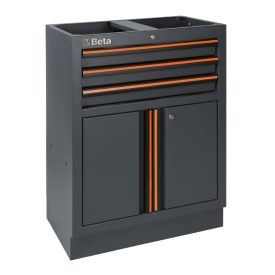   C45PRO M3A 3 fiókos, 2 ajtós rögzített modul a C45PRO műhelyberendezés összeállításhoz