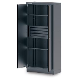   C45PRO 2.0 AS2/3C 3 fiókos, kétajtós lemez szerszámszekrény C45PRO 2.0 műhelyberendezés összeállításhoz, konzolos