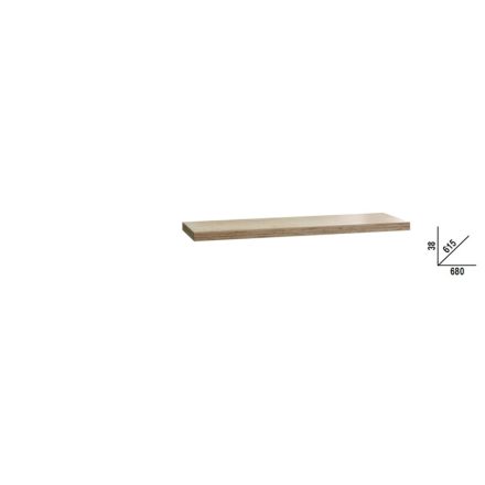 C45PRO 2.0 PWE/1-0,7MT C45PRO 2.0 rétegelt fa munkalap, 680 mm x 615 mm