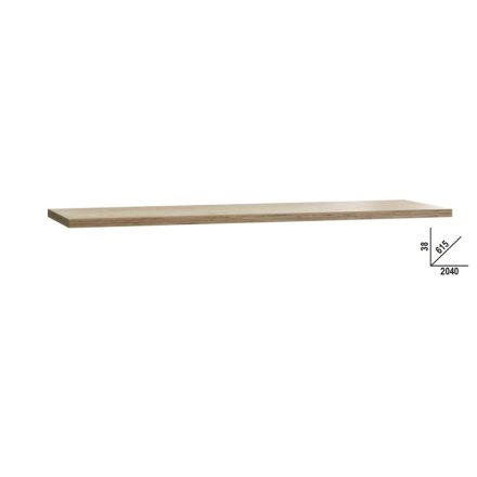 C45PRO 2.0 PWE/3-2,0MT C45PRO 2.0 rétegelt fa munkaasztal, 2040 mm x 615 mm