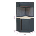 C45PRO 2.0 CORNER/W Önálló teljes sarok a C45PRO 2.0 műhelyberendezés összeállításhoz