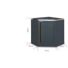 C45PRO 2.0 CAI/X Alsó sarok modul C45PRO 2.0 műhelyberendezés összeállításhoz