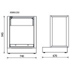 RSC50 2.0 MDO Rögzített olajelosztó modul az RSC50 2.0 műhelyberendezés összeállításhoz