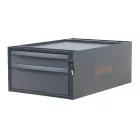 C58CS/O 2C 2 fiókos, 257 mm magas szerszámtároló a C58BC moduláris munkapadokhoz