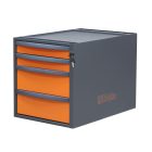 C58CSH/O 4C 4 fiókos, 479 mm magas szerszámszekrény a C58BC moduláris munkapadokhoz