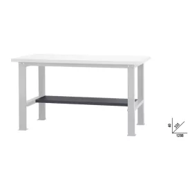   C58SP 1,6 Keskeny tárolópolc a C58BC moduláris munkapadokhoz, 1,6 m széles