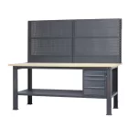 C58BC-W2,1 4C/A+SVR Átfogó munkapad, 2,1 m hosszú, 4 fiókkal