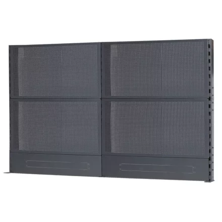 C58K/4PF-1,6M 4 db perforált szerszámtartó panel kerettel a C58BC moduláris munkapadokhoz, 1,6 m széles