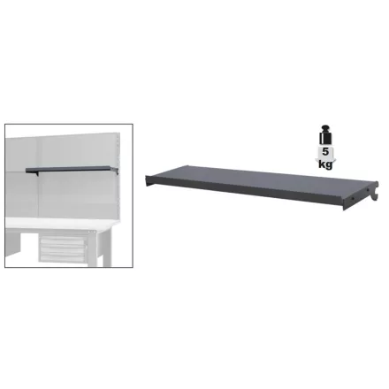 C58MP-0,8M Polc a C58BC moduláris munkapadokhoz, 1,6 m széles