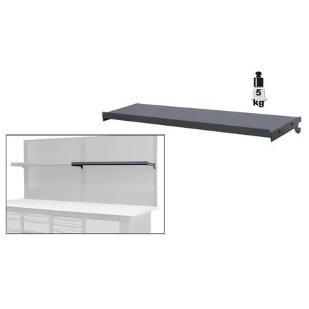 C58MP-1M Polc a C58BC moduláris munkapadokhoz, 2,1 m széles