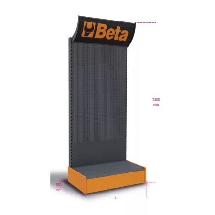 C64 Ruházat és lábbeli bemutatóállvány, üres